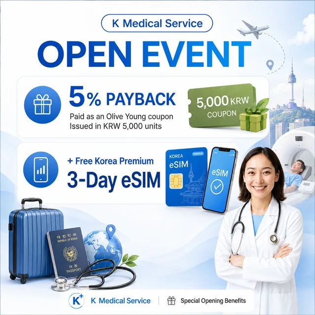 K-Medical Service Grand Opening Special Benefits